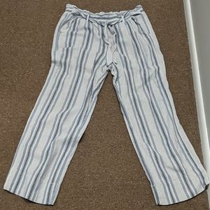 Striped Linen Pants